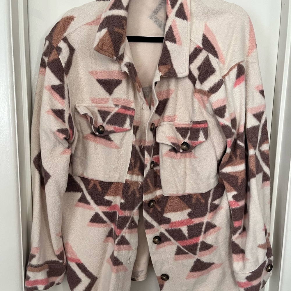 Sanctuary Blush and Charcoal Jacket
